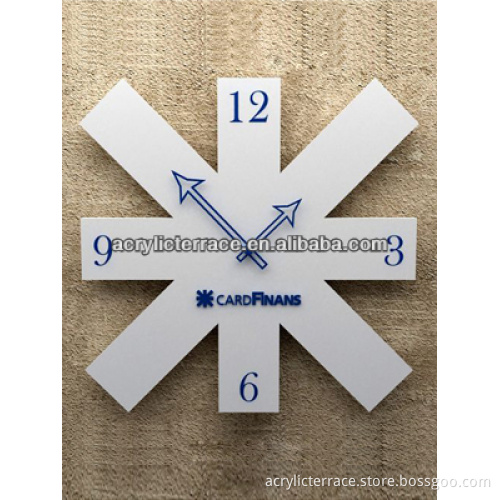 Acrylic Wall Clock Snow Shape hg140107001B
